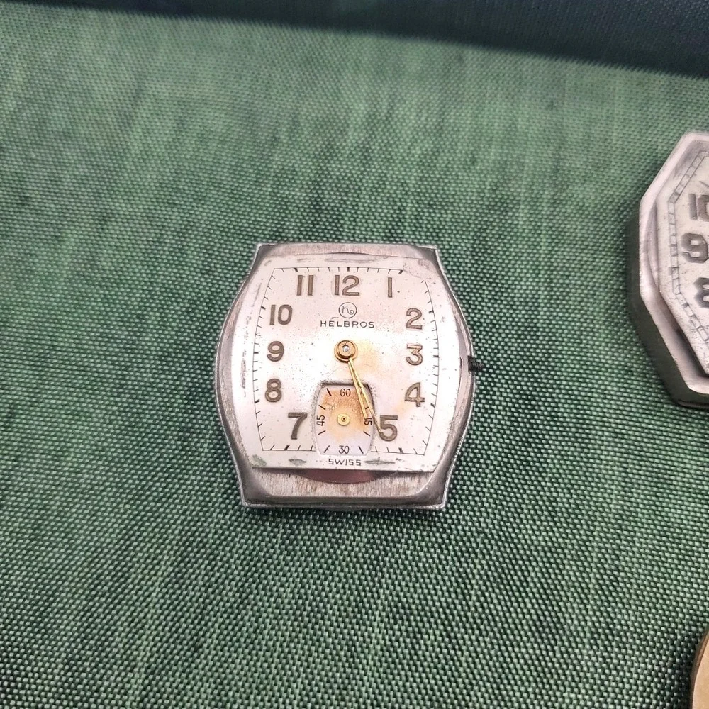 Vintage Elgin 15 Jewels Mechanical Wrist Watch‎ Movement Faces Mechanisms Misc